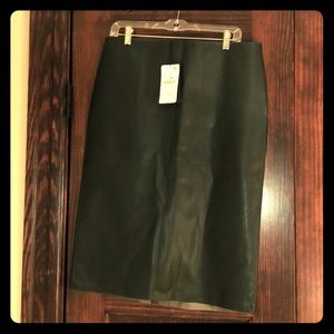 Sexy ZARA Vegan Leather Skirt